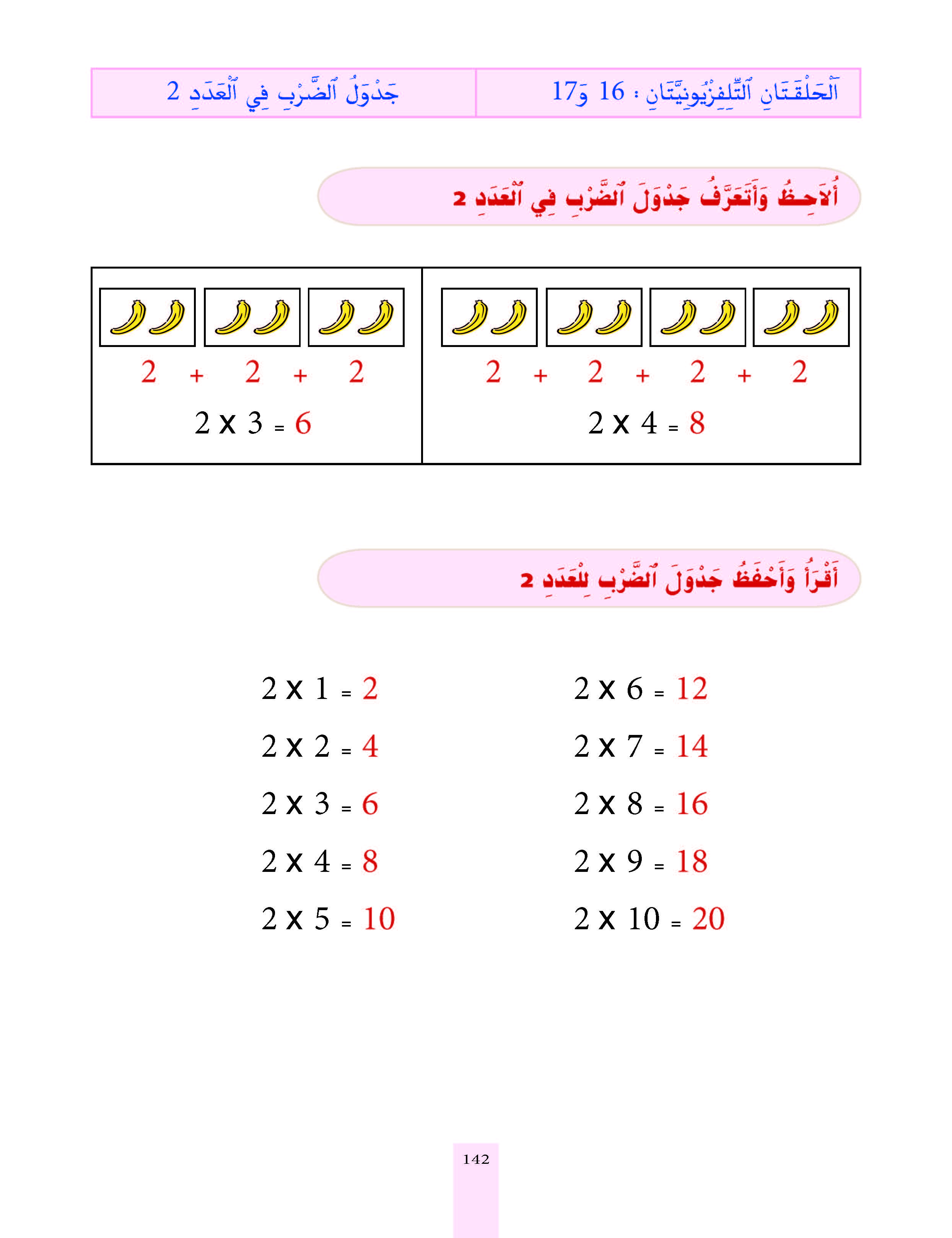 الدرس السادس عشر المستوى الأول المرحلة الثانية، من برنامج محو الأمية بواسطة التلفاز والأنترنت.